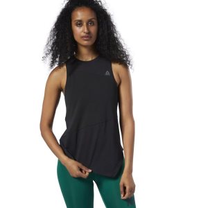 Reebok Workout Ready Supremium Muskelshirt Damen - Schwarz - DE 102-FBX